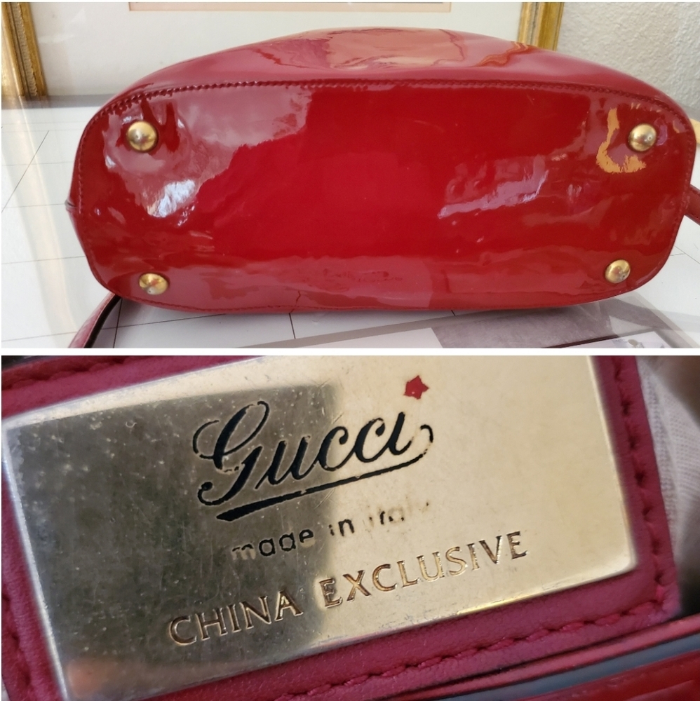 Gucci Red Patent Bag Limited Edition - Picture 4 of 12